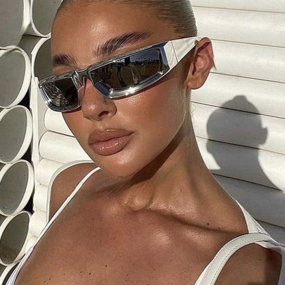 Lunettes Y2K Argent