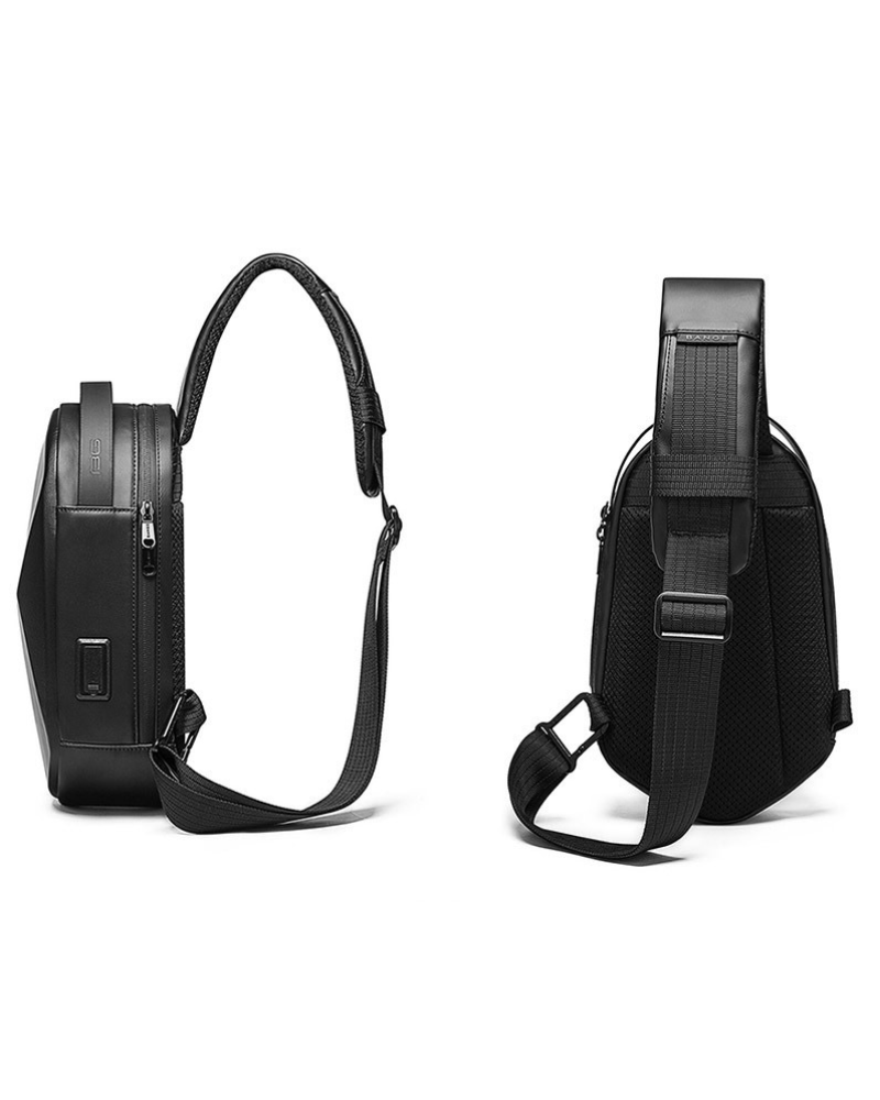 Sac à bandoulière géométrique chic
