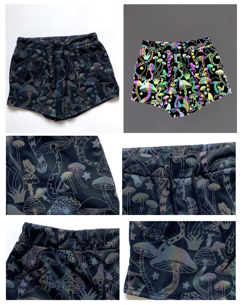 Shorts de Course Réfléchissants Éclatants