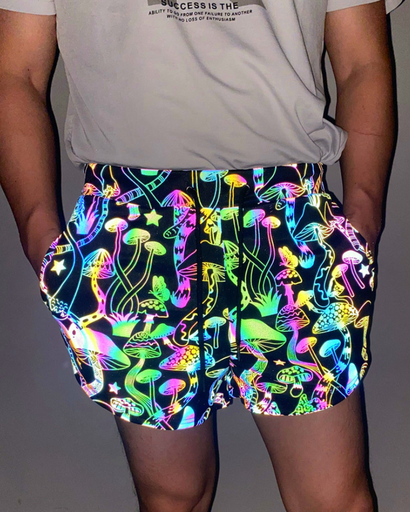 Shorts de Course Réfléchissants Éclatants
