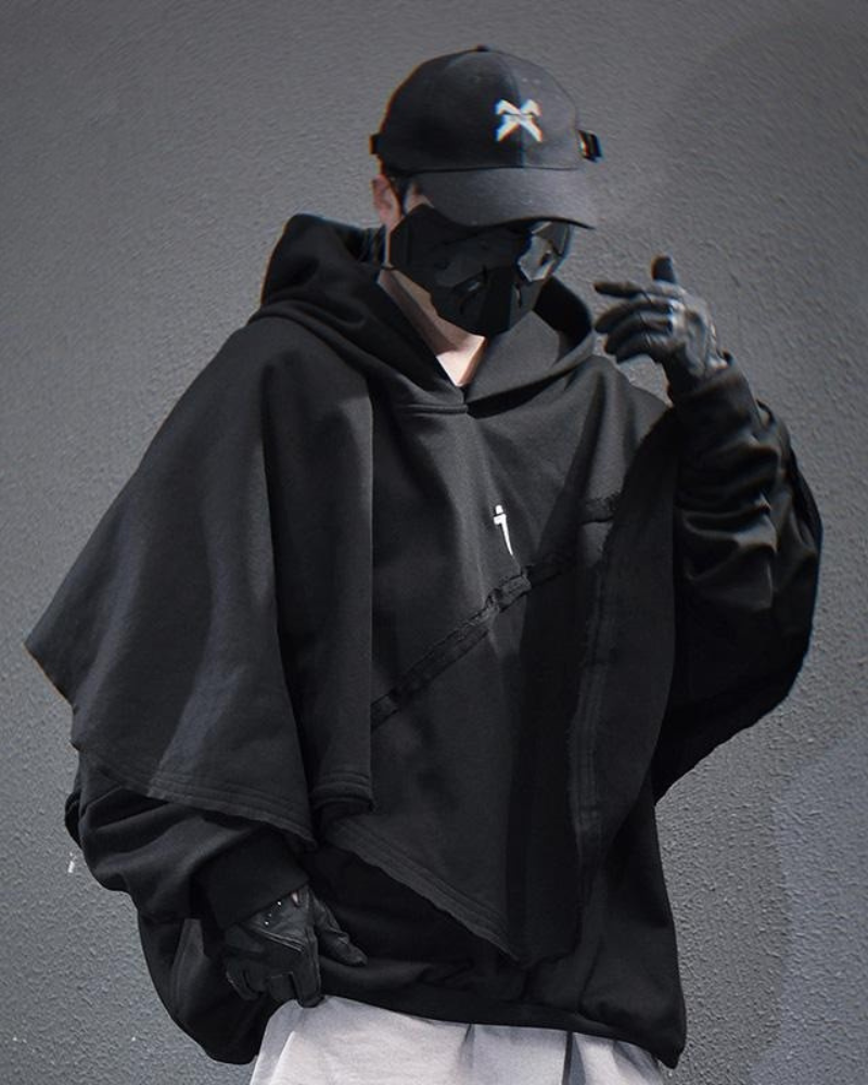 Cape Hoodie Unisexe Tout-Temps