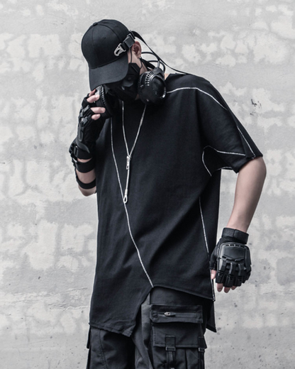 T-shirt Tech Géométrie Futuriste