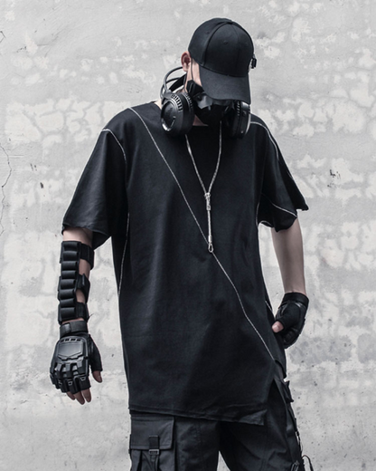 T-shirt Tech Géométrie Futuriste