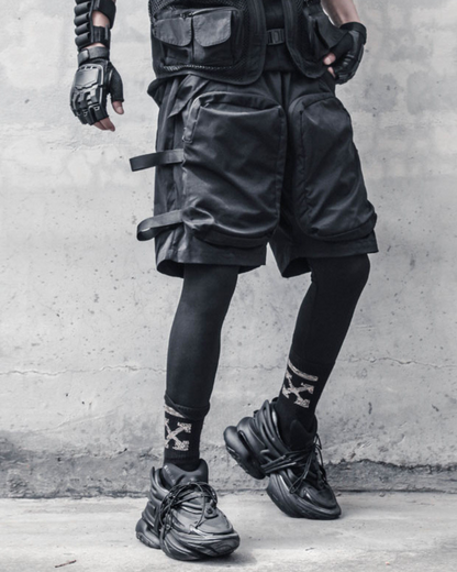 Shorts cargo polyvalents à poches multiples