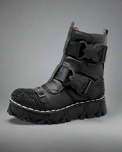 Bottes Techwear à Boucle Polyvalentes