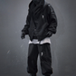 Hoodie à Col Roulé Superposé Chic