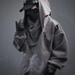 Hoodie à Col Roulé Superposé Chic