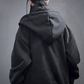 Hoodie à Col Roulé Superposé Chic