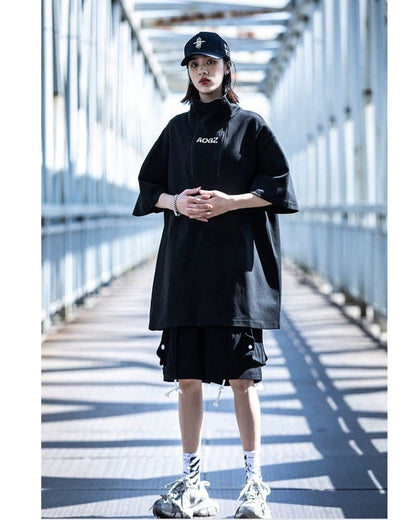 Haut Urbain Chic Col Montant