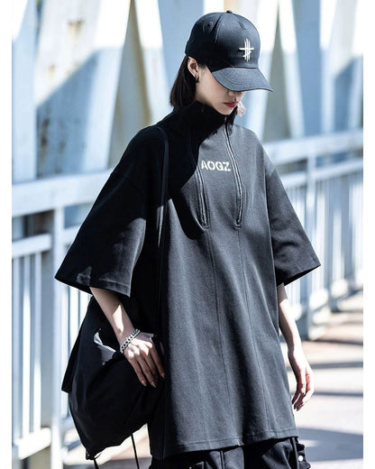 Haut Urbain Chic Col Montant