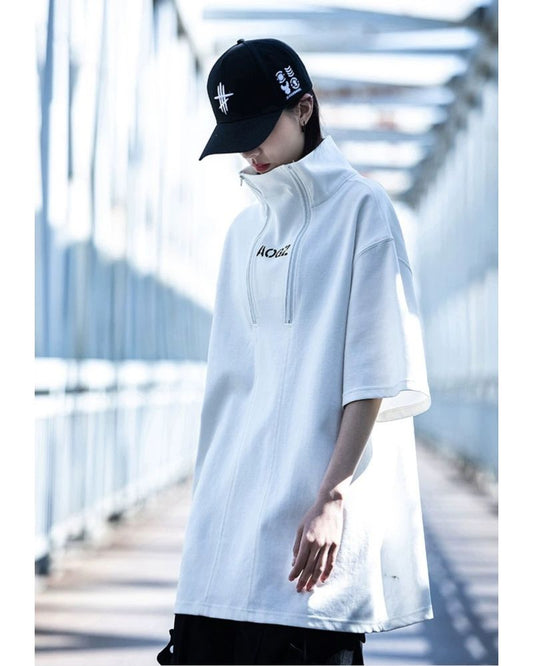Haut Urbain Chic Col Montant