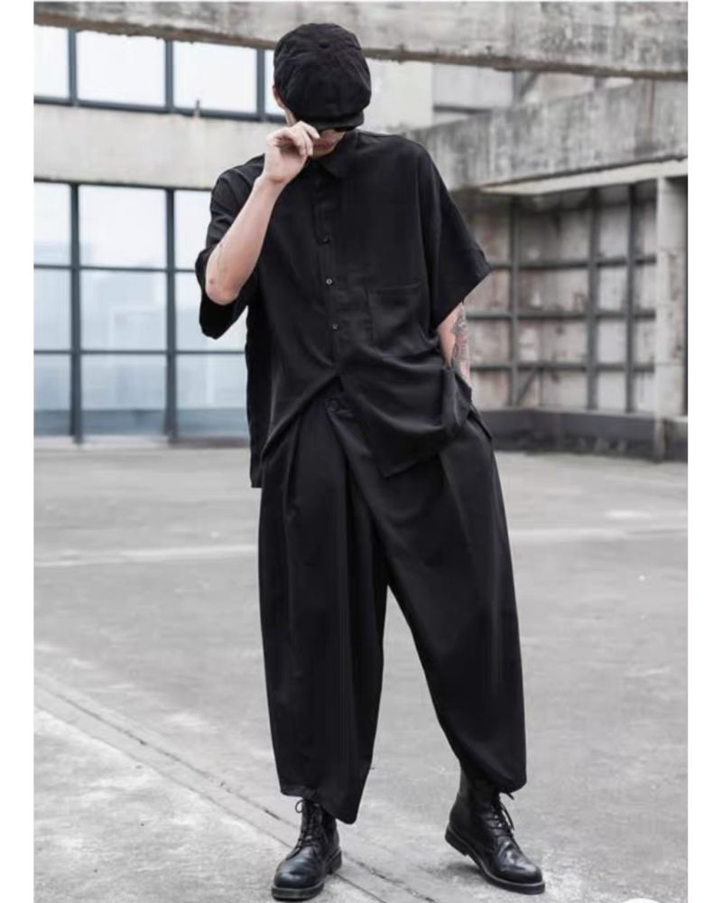 Pantalons Tech Taille Haute Chic
