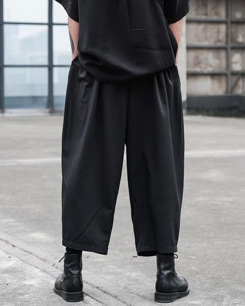 Pantalons Tech Taille Haute Chic