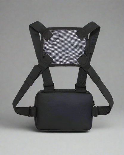 Sac à dos en maille stylé avec fermeture éclair