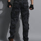 Pantalon Cargo Camouflage Noir Discret