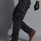 Pantalon Cargo Camouflage Noir Discret