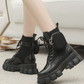 Bottes en Cuir Polyvalentes avec Poches