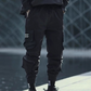 Pantalons Cargo Tech Noir Chic