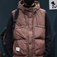 Gilet d'Hiver à Col Montant Élégant