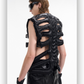 Gilet Chic en PU Creux