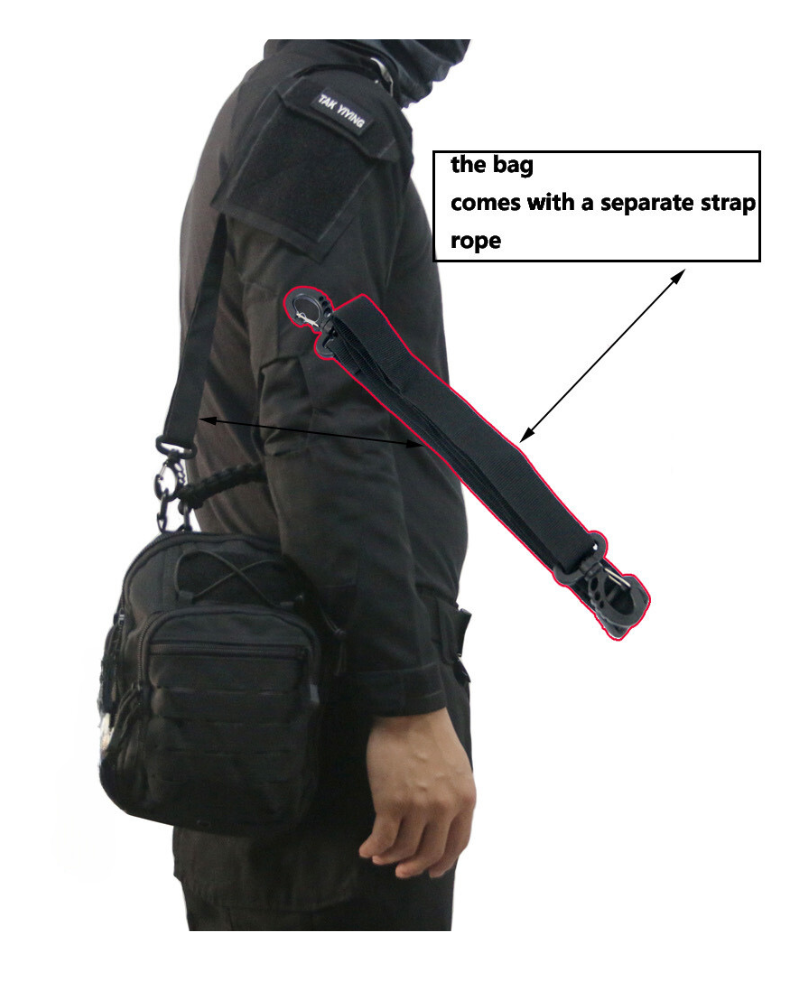 Sac à bandoulière polyvalent pour aventure en ville