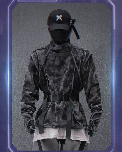 Sweat à col roulé Tie-Dye Vibrant