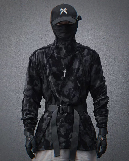 Sweat à col roulé Tie-Dye Vibrant