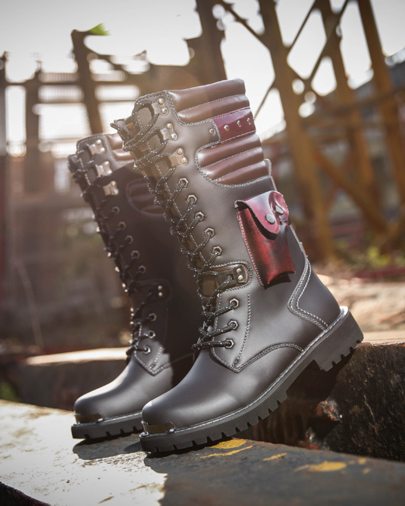 Bottines Noires Chic Montantes