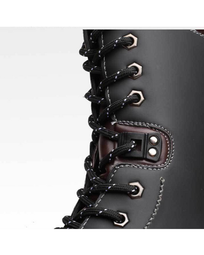 Bottines Noires Chic Montantes