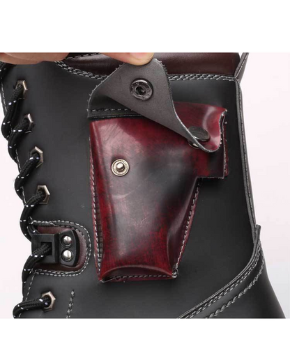 Bottines Noires Chic Montantes