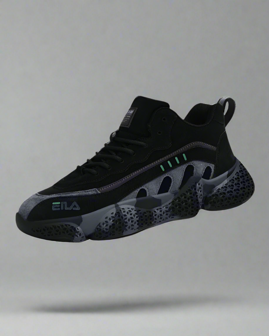 Baskets Chic en Nubuck Tech