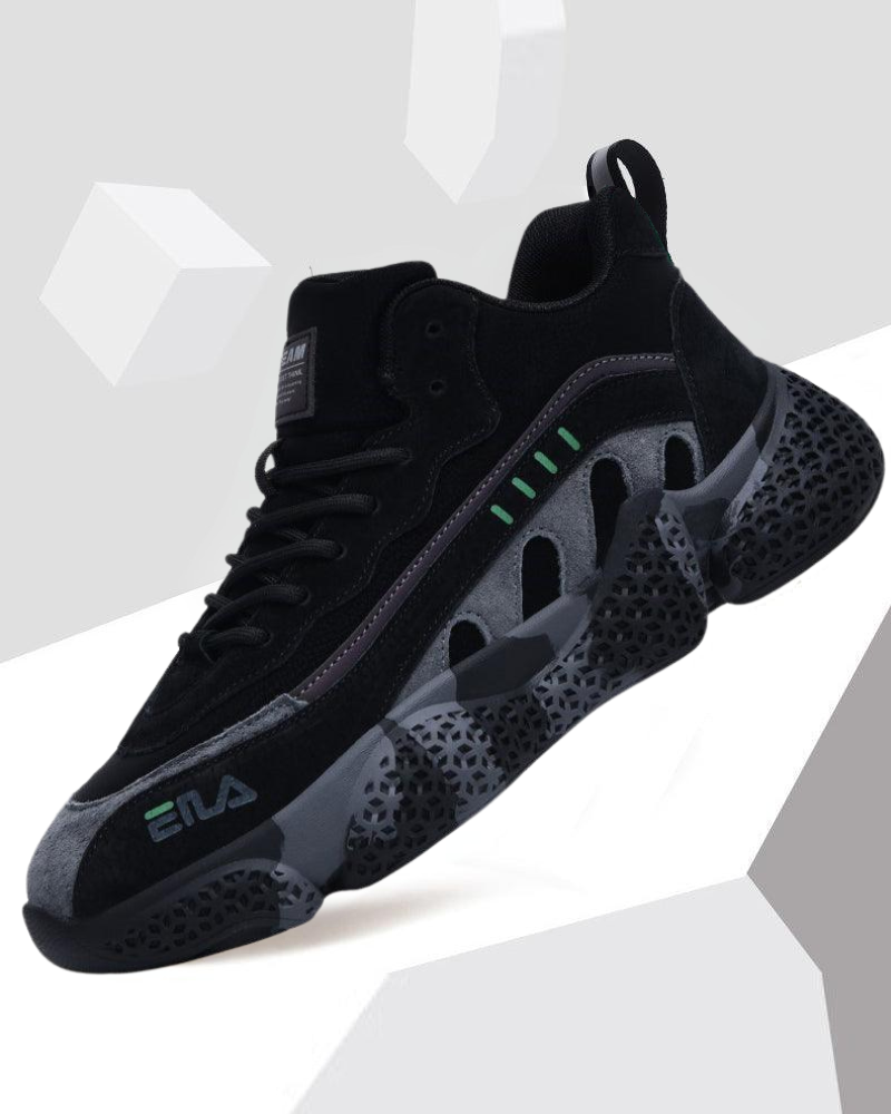 Baskets Chic en Nubuck Tech