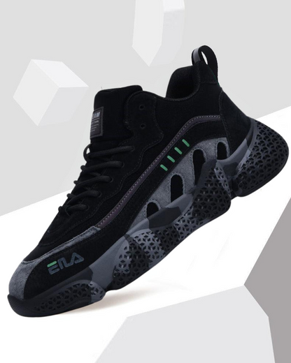 Baskets Chic en Nubuck Tech