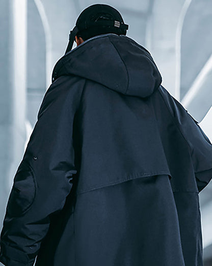 Veste à Capuche Cyberpunk Vibrante