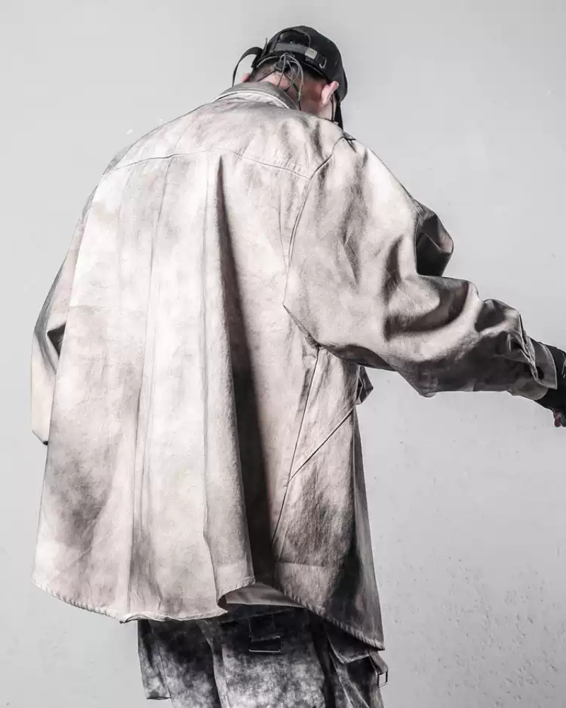 Chemise Haut Cargo Tie-Dye Coloré