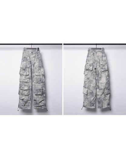 Pantalons Cargo Tie-Dye Chic