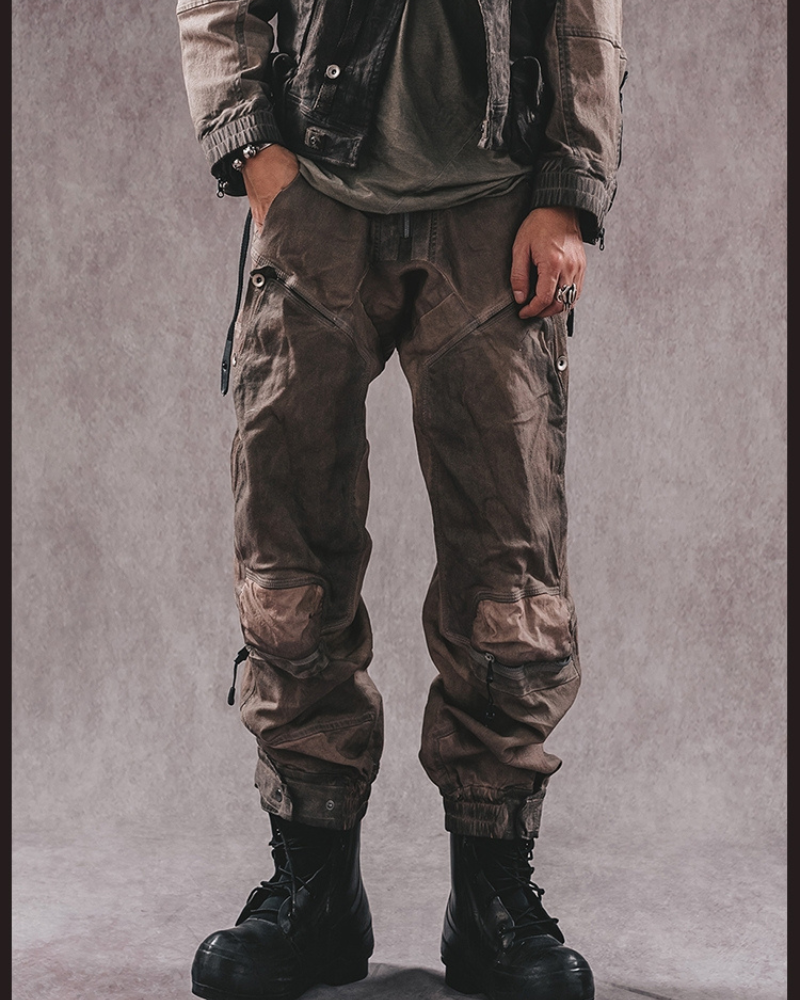 Pantalons Cargo Distressés Prêts pour l'Aventure