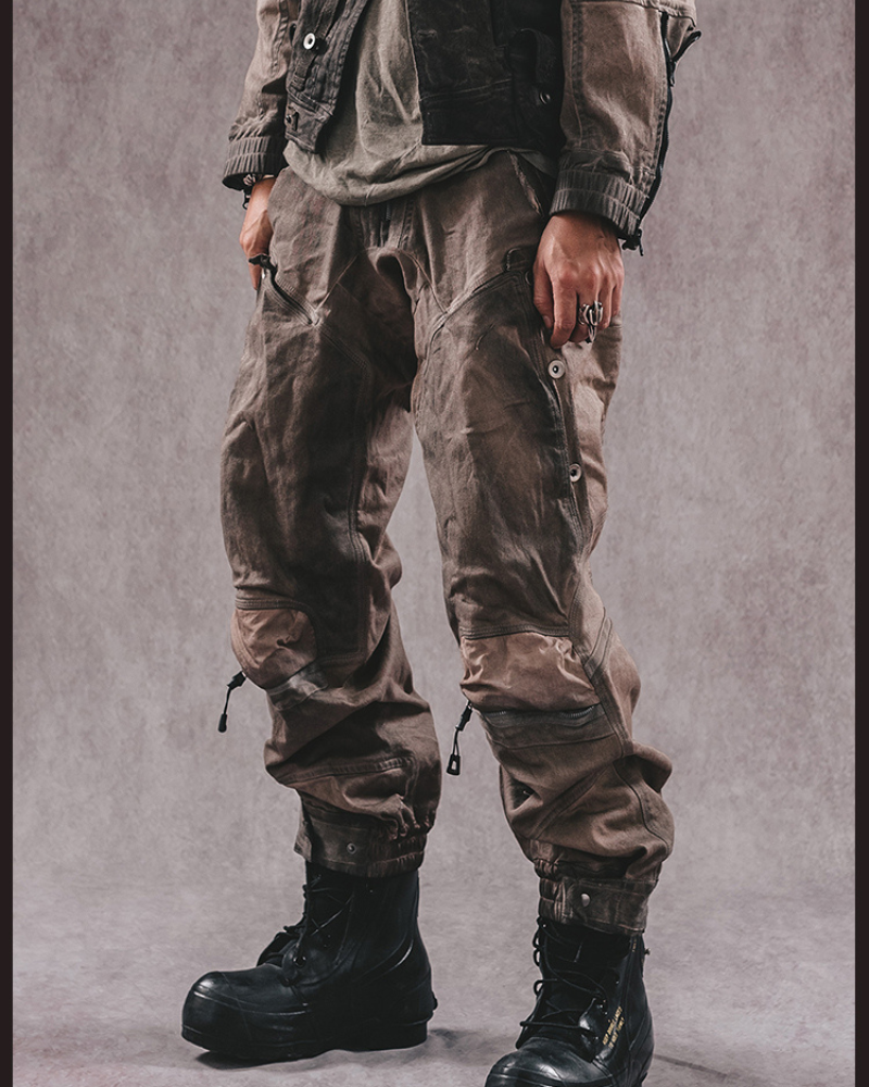 Pantalons Cargo Distressés Prêts pour l'Aventure