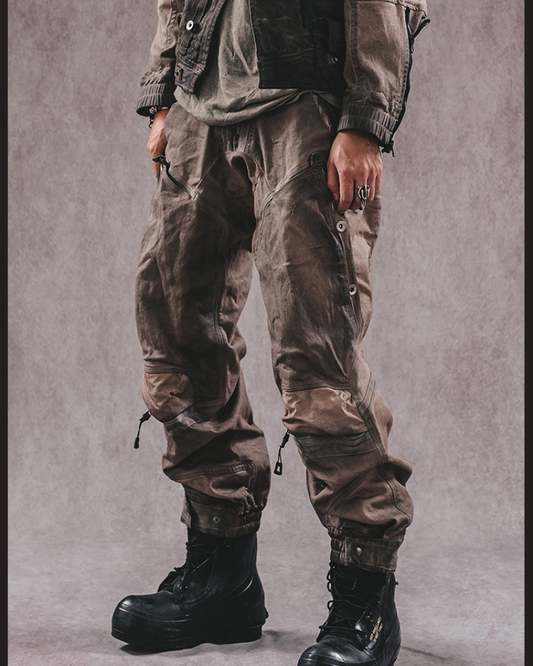 Pantalons Cargo Distressés Prêts pour l'Aventure