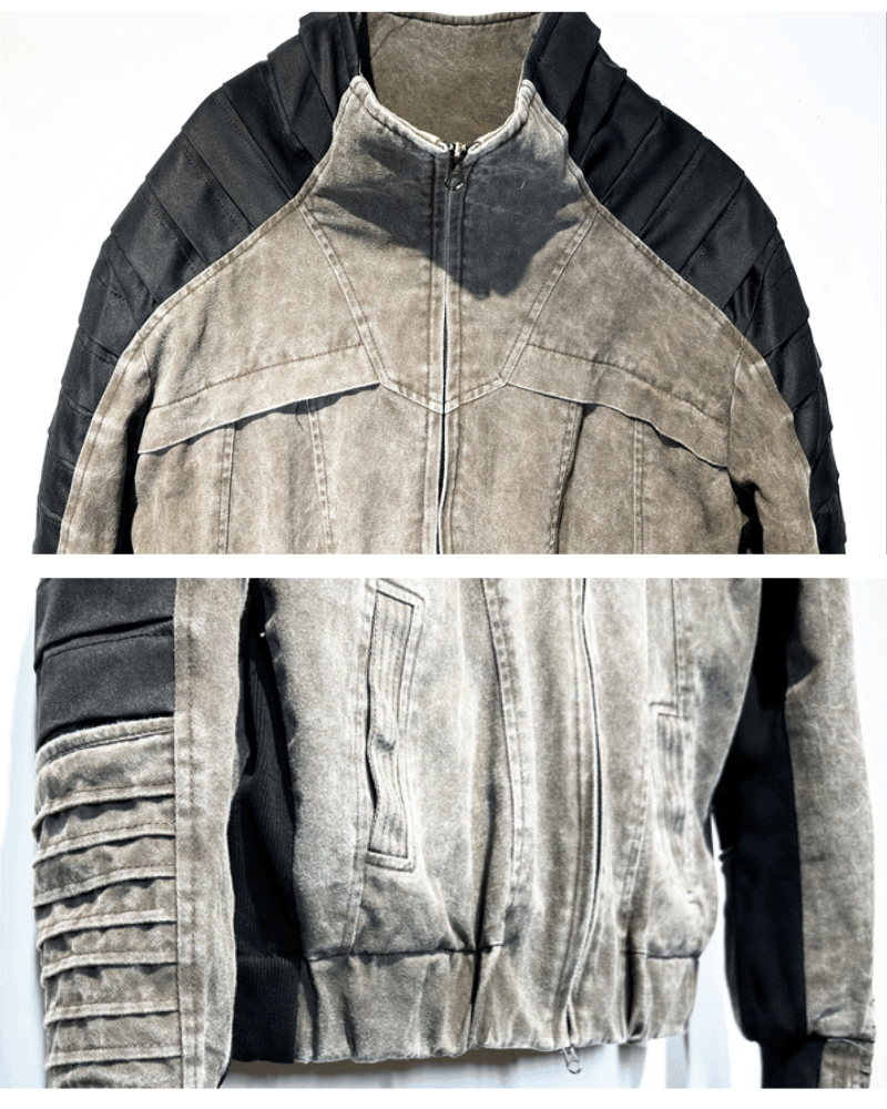 Veste Contrastée Élégante