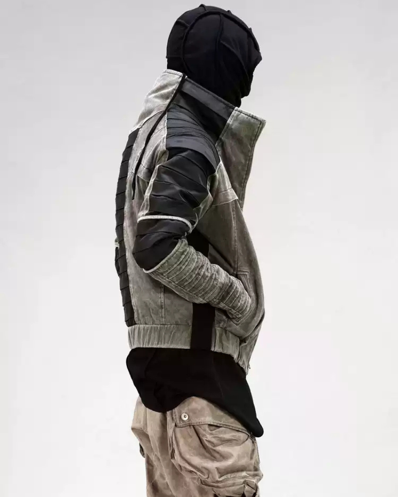Veste Contrastée Élégante