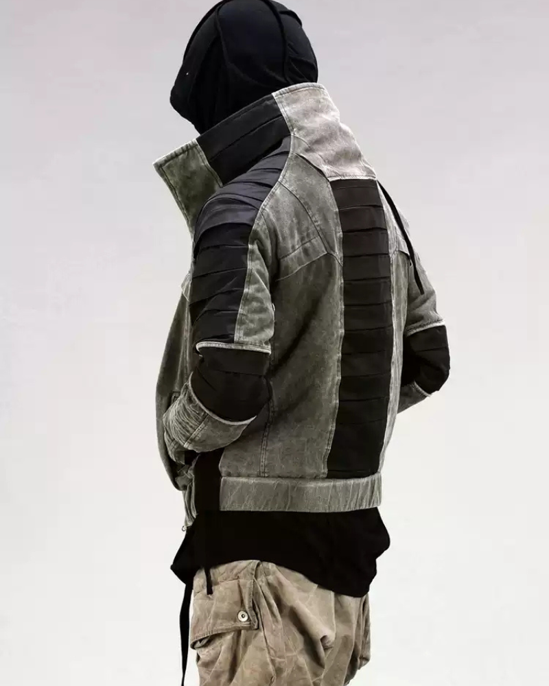 Veste Contrastée Élégante