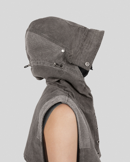 Gilet à Capuche Patchwork Chic Boho