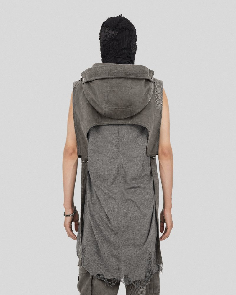 Gilet à Capuche Patchwork Chic Boho