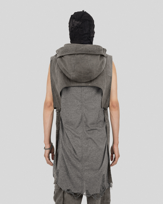 Gilet à Capuche Patchwork Chic Boho