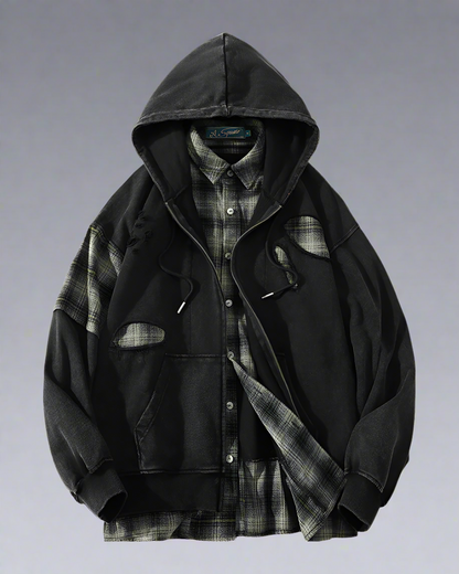 Ensemble de Sweat à Capuche Unisexe Déchiré et Stylé