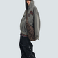 Ensemble de Sweat à Capuche Effiloché