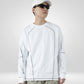 Sweat-shirt classique en coton blanc