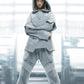 Hoodie Patchwork Fantôme Futuriste