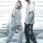 Hoodie Patchwork Fantôme Futuriste